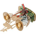 Miniatyrbilde 4 av 6: 3 stk. Juleelg Lysestake Lysestakeholder Pynt Jernkunst Lysestake Dekor Juledekorasjoner Gaver Ornamenter