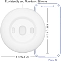 Miniatyrbild 3 av 6: Cover kompatibel med termostat, silikon-fingeravtrycksresistent Trimsats för fästemontering för Nest-termostat, kompletterande design Enkel inst.