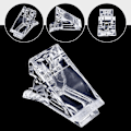 Miniatyrbild 3 av 7: 15 st Nagelklämma: Nagelspetsklämma för snabbbyggnad Polygelspikformer Nagelklämmor Kit för polygel Finger Nail Extension UV LED Builder Clamps Manikyr