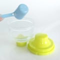 Miniatyrbillede 3 af 7: Babymælk Pulver Formel Dispenser, Spildsikker Stabelbar Snack Opbevarings Formel Beholder, BPA Fri, 3 Lag