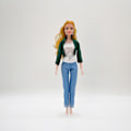 Miniatyrbild 6 av 7: 8-delat Bapyrene Princess Set Mode Simple Set Accessories