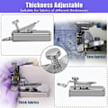 Miniatyrbild 4 av 6: 2024 NY Upgraded Magnetic Seam Guide for Sewing Machine, Hemmer Guide, Multifunctional Hem Guide, Universal Sewing Machine Attachments