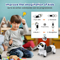 Miniatyrbild 3 av 6: Kid Fjärrkontroll Elektronisk hund - Robotic Pet Interactive Robot Animals Smart RC Valp Programmerbar med gå- och dansleksak för flickor Pojkar