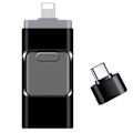 Miniatyrbild 1 av 5: 4 In1 USB I Flash Drive Disklagring Memory Stick För Iphone Ipad Pc Ios Android Black 32G
