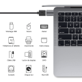 Miniatyrbilde 2 av 6: USB C til USB Adapter (2-pakning), USB-C til USB 3.0 Adapter, USB Type-C til USB Adapter, (Svart)