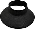 Dam UPF 50+ bred brättad roll-up halm solhatt Solskydd