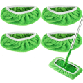 Miniatyrbild 1 av 6: Återanvändbara mikrofibermoppdynor för Swiffer Sweeper Mop - torra sop- och våtmoppdynor för hushållsrengöring  - 4-pack