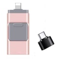 Miniatyrbild 1 av 5: 4 In1 USB I Flash Drive Disklagring Memory Stick För Iphone Ipad Pc Ios Android golden 256G
