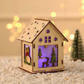 Miniatyrbilde 1 av 4: Juledekorasjoner Julelysende Trehus Juletrepynt
