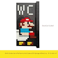Miniatyrbild 2 av 3: Super Mario Creative Byggsten Dörrnummer Toalett Skylt Byggblock Klossar Hem Tillbehör DIY Montering