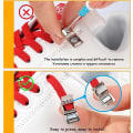 Miniatyrbilde 3 av 7: 200X Mini lommemikroskop for telefon med LED-lys/Universalklips