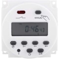 Miniatyrbilde 1 av 6: LCD Digital Timer Ukentlig Programmerbar Timer for Mikrodatamaskin Programmering og Timer-Programmering (110V)
