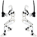 Miniatyrbild 7 av 7: T13 Action Figure, Titan 13 Action Figure, Robot Action Figure, 3D Printed Action[HK] black+white