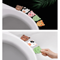 Miniatyrbillede 4 af 6: 5-delt toiletlåg åbner Bærbar toilethåndtag Låg åbner Tegneserie klæbekrog Klap toiletlåg åbner