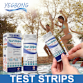 Miniatyrbild 2 av 5: 3 i 1 klortestremsa för pool- och spavatten Ph Pooltestpapper Pooltestpapper Poolvatten Ph-testpapper (50 st)