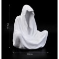 Miniatyrbilde 5 av 5: Ghost Wizard Lysestake, Kreative gaver, Kreative pyntegjenstander, Halloween Spooky Party Atmosfære Dekorasjon vit