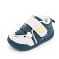 Miniatyrbillede 5 af 5: Baby Drenge Piger Sko Første Gå Sko Strømpe Sutsko Spædbarn Sneakers Krybbesko (Blå Mus, 6-12 Måneder)
