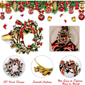 Miniatyrbillede 3 af 5: Julestrømper 4 stk, Store festlige juledekorationer, Klassiske personlige jule DIY håndværks ornament gaver dekor til familieferie Par
