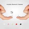 Miniatyrbild 2 av 10: Nya osynliga hörlurar Minihörlurar Bluetooth TWS Wireless Game In-Ear Earbuds Noise Cancel Sports Music Headset Ultra Small purple