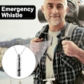 Miniatyrbild 3 av 6: Titanium utomhus nöd visselpipa, EDC loud whistle halsband fo