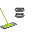 Miniatyrbild 1 av 5: Swiffer Sweeper Mop ersättningsdynor, dukar för Swiffer golvmopp, återanvändbart överdrag ，grå korallfärgad sammet 2 pack