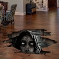 Miniatyrbild 2 av 7: Halloween häxhatt Glödande trollkarlhatt Trollkarlhatt (svart)