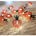 Miniatyrbild 4 av 6: 10 LED Apple String Lights Metal Mesh Batteridrivna Fairy Lights för sovrum bröllop Inomhus Utomhus Hem Party