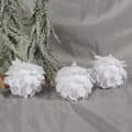 3 stk Snøhvit kronblad skumkuler julehengende pynt Xmas Tree anheng null - Small petals