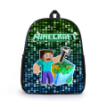 Pikkukuva 1 / 5: Minecraft Painettu Reppu Koululaukku Suuri Tilavuus Opiskelijan Kirjalaukku Reppu Lasten Lahja 9