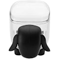 Miniatyrbillede 2 af 5: Mouton Case Box Gennemsigtig Makeup Opbevaring til Vatpinde og Bomuld, Tandstikholder Tandstikdispenser Sort