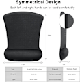 Miniatyrbild 6 av 6: Musmatta med handledsstöd, Memory Foam, Halkfri gummibas, Ergonomisk musmatta med handledsstöd - Smärtlindring, Bekväm datormusmatta för