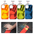Miniatyrbillede 7 af 7: Farveskiftende iPhone-cover - Kreativt cover med temperatursensor varmesensor Stødsikkert cover, sort til grønt