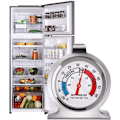 Miniatyrbild 1 av 5: Kylskåpstermometer i rostfritt stål Frystermometer Frystermometer Frystermometer Termometer