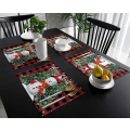 Miniatyrbilde 3 av 5: 2 stk. Julestrømper Buffalo Plaid Julestrømper Stor Bein Form Strømpe for Juledekorasjoner