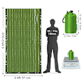 Miniatyrbild 2 av 6: Nödsovsäck Lätt överlevnadssovsäck, multifunktionell livräddningsutrustning för vandring, camping, utomhuslivräddningsutrustning A green