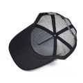 Miniatyrbild 3 av 4: Unisex djurbroderad cap Justerbar Mesh Snapback Trucker Hat (svart)