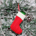 Miniatyrbilde 3 av 5: 2 stk. Juleutstyr Gavepose Juletre Små Ullstrikkesokker Dekorativt Anheng Juleutstyr Pose