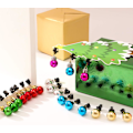 Miniatyrbilde 4 av 7: 24 Stykker Jule Skjeggkule Ornamenter Fargerike Jule Ansiktsornamenter for Menn Juledekorasjon