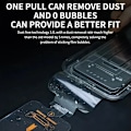 Miniatyrbilde 3 av 6: 3 stk. Oleofobisk belegg, hurtigfiksert film Skjermbeskytter For i-Phone 15 promax