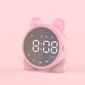 Söt Bluetooth-högtalare Väckarklocka för Barn Sovrum Säng Väckarklocka Barn Elektronisk Klocka Snooze Väckarklocka