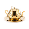 Miniatyrbillede 5 af 5: Te-infusionskande - Rustfrit stål infusionsenhed (Guld)