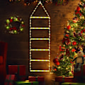 Miniatyrbillede 8 af 10: 3M Julelysstige med Julemand - 245 LED Julelys, 8 Tilstande, Timer Hukommelsesfunktion, Strømforsynet, Indendørs Udendørs Have (Varm Hvid