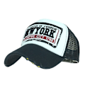 Miniatyrbillede 1 af 5: New York mesh baseball kasket broderet ande tunge hat (slidt version)