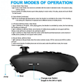 Miniatyrbild 6 av 7: Fjärrkontroll VR Glasögon Trådlös Android Smart Phone Gamepad E-book Page Turning Spak för spel