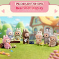 Miniatyrbilde 5 av 5: 1 stk POP MART Første generasjons LABUBU The Monsters Exciting Macaron Plysjdukker Figur Leker Blind Boxes (Farge Tilfeldig)