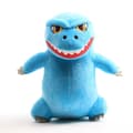 Dinosauriemonster plyschleksak 20 cm Monsterkungendocka (blå)