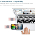 Pikkukuva 2 / 4: 4-in-1 USB I -muistitikku iPhone iPad PC iOS Android -laitteille Red 128G