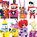 Miniatyrbillede 1 af 9: 8 stk. Fantastiske digitale cirkus mini actionlegetøj actionfigurer byggeklodser gaver Egnet til LEG0