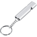 Miniatyrbild 1 av 5: 2 st Utomhus bergsklättring Vildmark Survival Whistle Aluminiumlegering metall dubbelhål högfrekvent diskant visselpipa