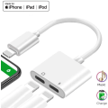 Pikkukuva 4 / 11: Kuulokeliitäntäsovitin iPhonelle, sovitinjakaja lataus- ja kuulokeliitäntään iPhone 11/XR/XS/X/7/8:lle, ääni ja lataus sekä puhelutoiminnot